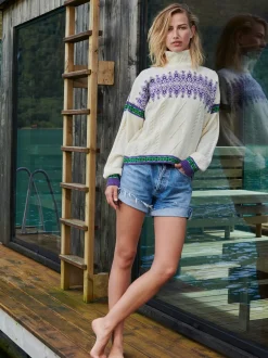 Flash Sale Dale of Norway Aspoy Ullgenser Dame Offwhite Mork Lilla