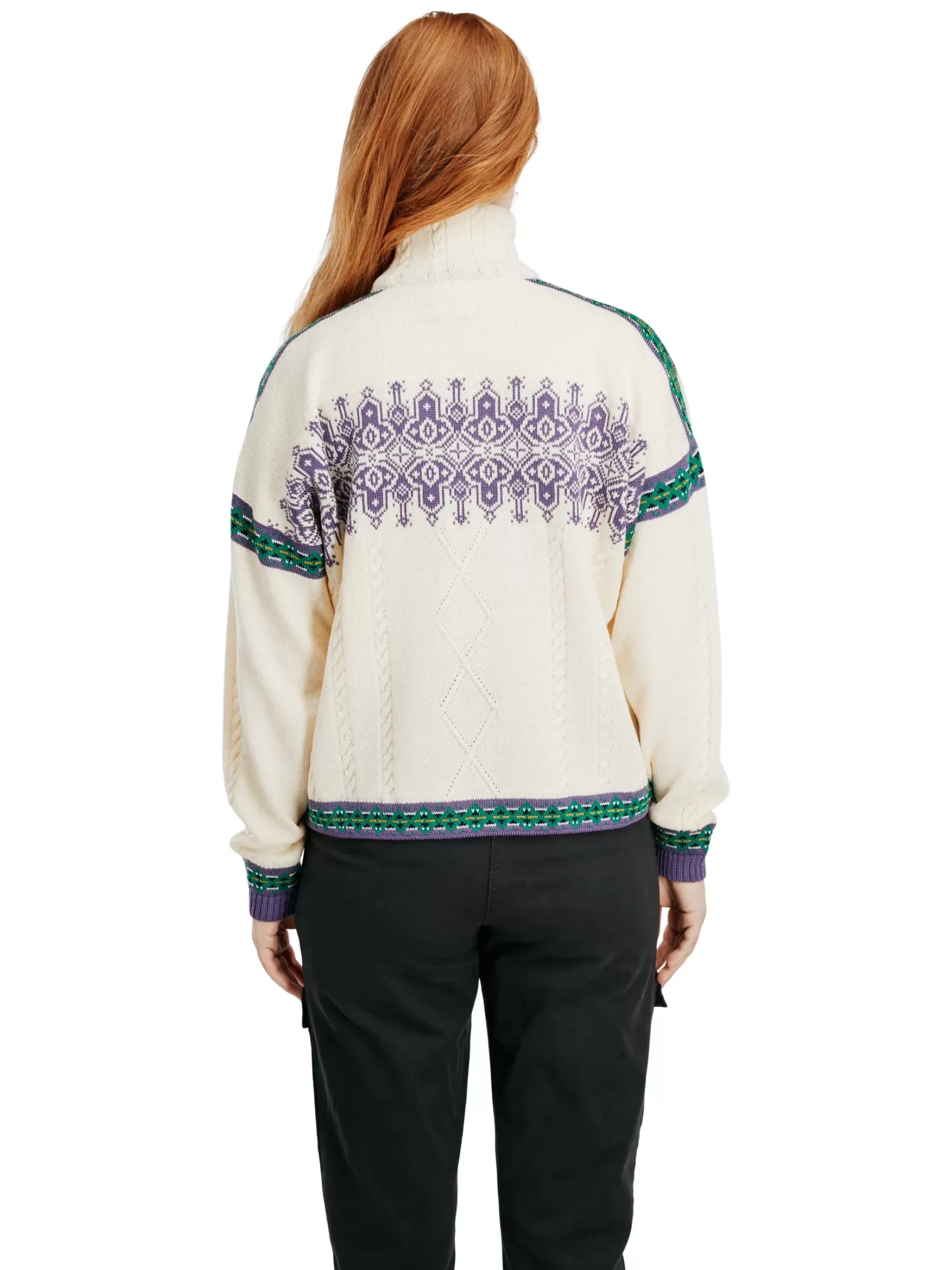 Flash Sale Dale of Norway Aspoy Ullgenser Dame Offwhite Mork Lilla