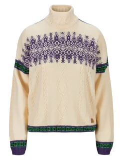 Flash Sale Dale of Norway Aspoy Ullgenser Dame Offwhite Mork Lilla