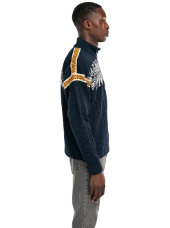 Discount Dale of Norway Aspoy Ullgenser Herre Navy Offwhite