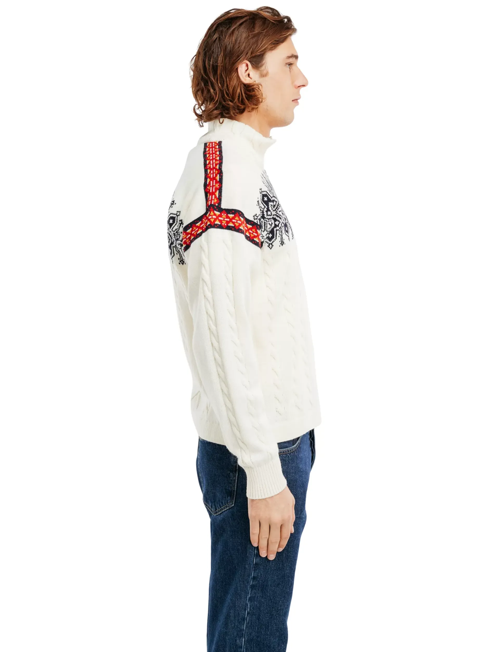 Flash Sale Dale of Norway Aspoy Ullgenser Herre Offwhite Navy