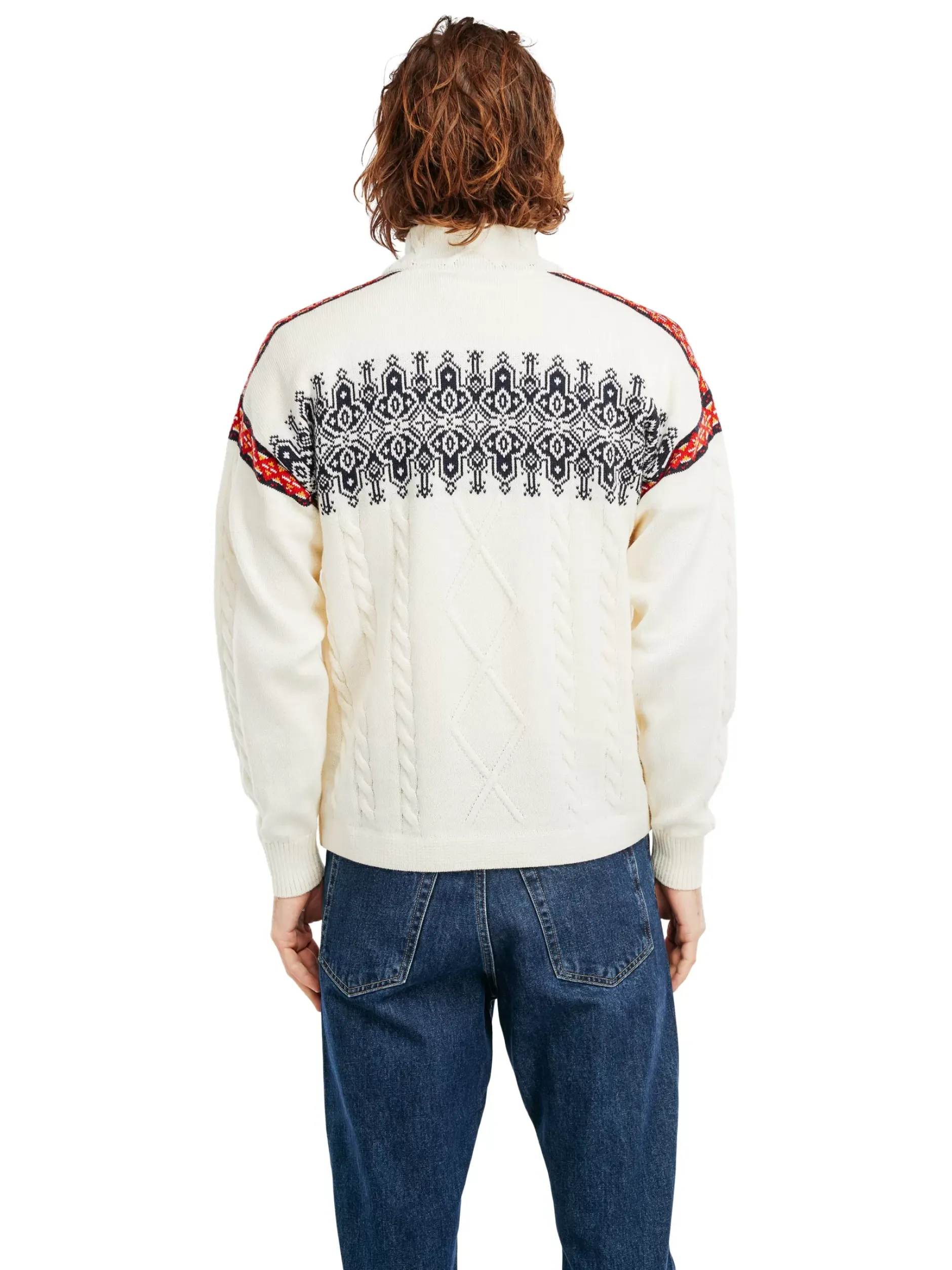 Flash Sale Dale of Norway Aspoy Ullgenser Herre Offwhite Navy