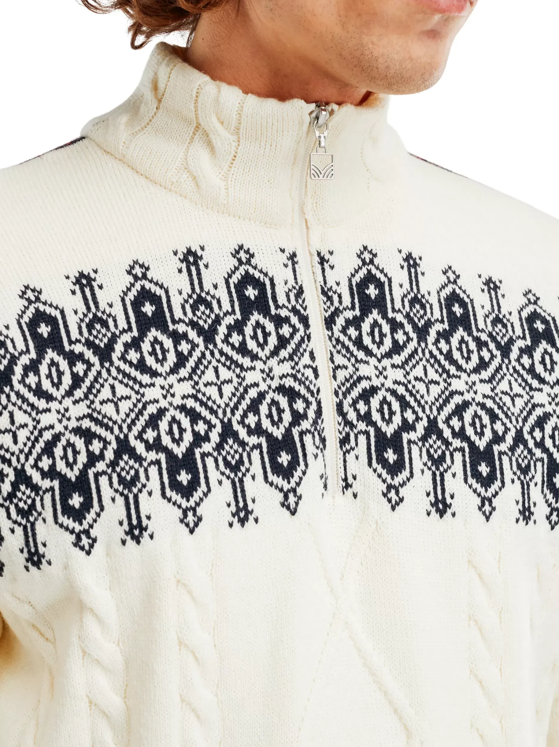Flash Sale Dale of Norway Aspoy Ullgenser Herre Offwhite Navy
