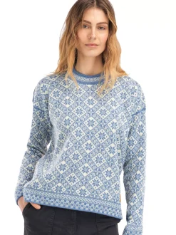 Flash Sale Dale of Norway Bjoroy Ullgenser - Tynn Norsk Ull Lys Bla Offwhite