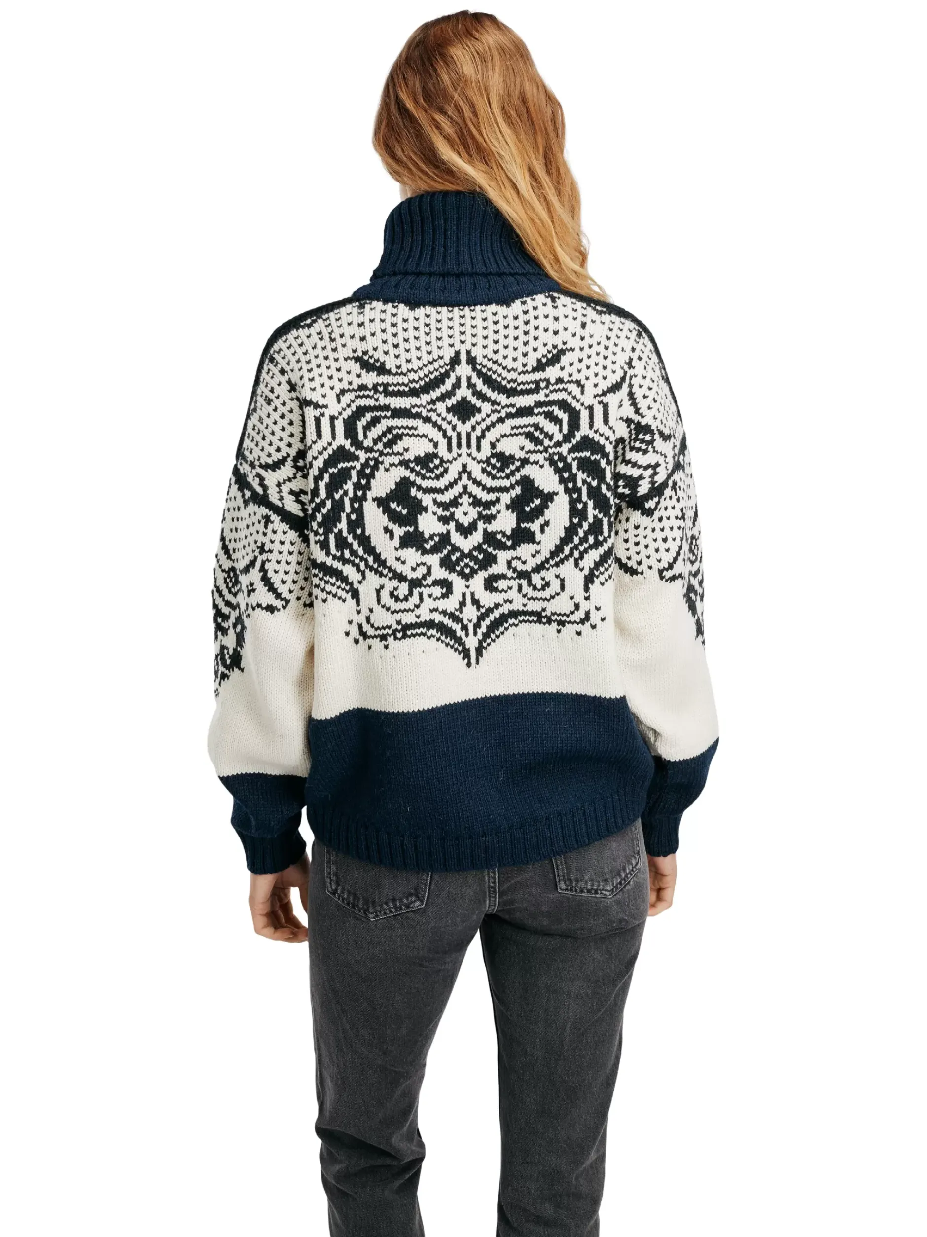 New Dale of Norway Blomdalen Genser Alpakka Offwhite