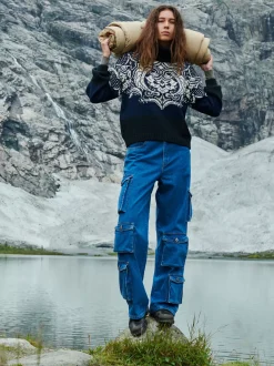 Cheap Dale of Norway Blomdalen Genser Alpakka Sort