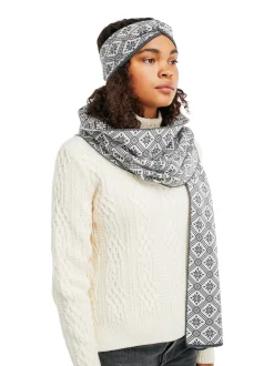 Sale Dale of Norway Christiania Skjerf Merino Gra / Offwhite
