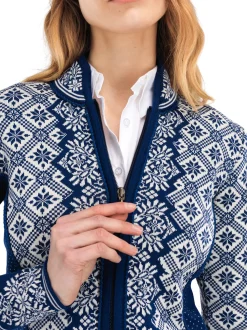 Best Sale Dale of Norway Christiania Ulljakke - Merino Ultramarine