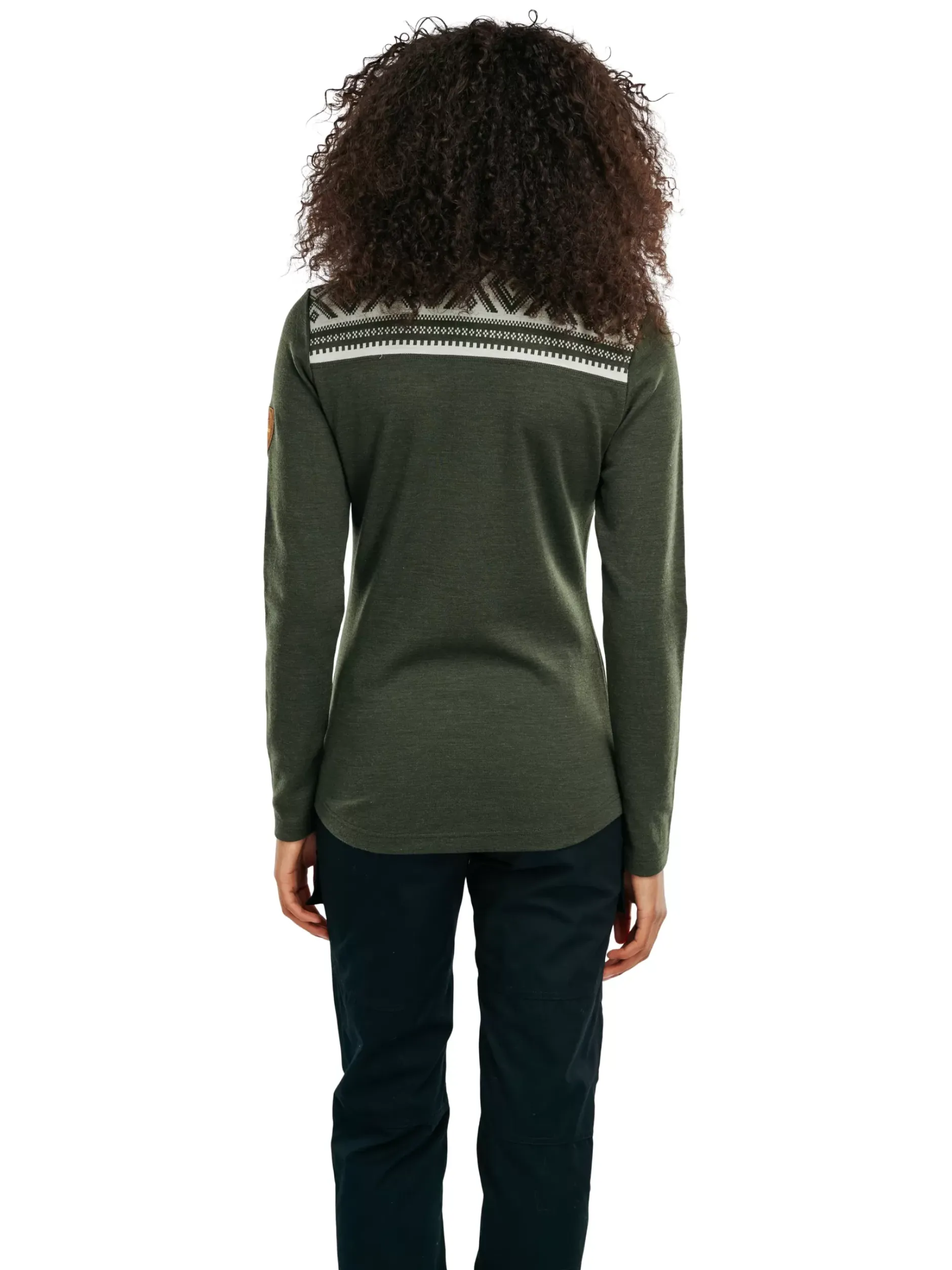 Clearance Dale of Norway Cortina Basic Ullgenser Merino Mork Gronn