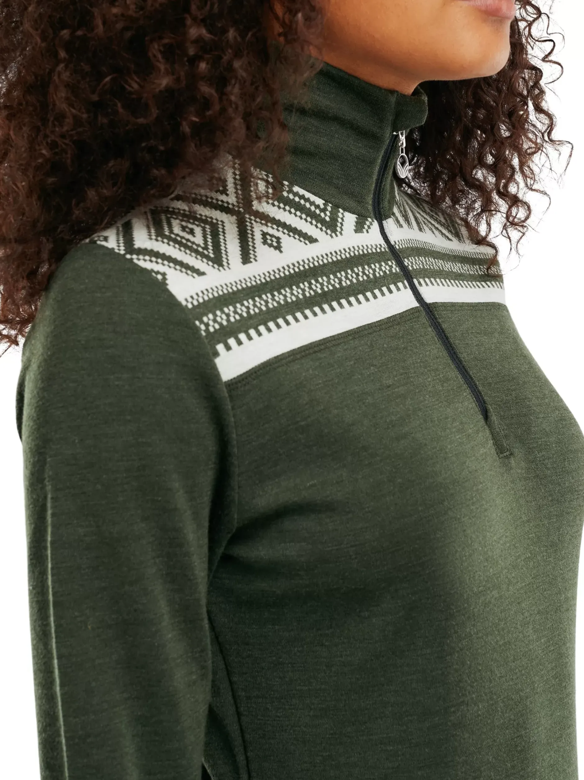 Clearance Dale of Norway Cortina Basic Ullgenser Merino Mork Gronn