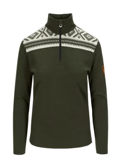 Clearance Dale of Norway Cortina Basic Ullgenser Merino Mork Gronn