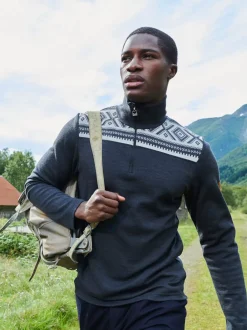 Cheap Dale of Norway Cortina Basic Ullgenser Merino Sort