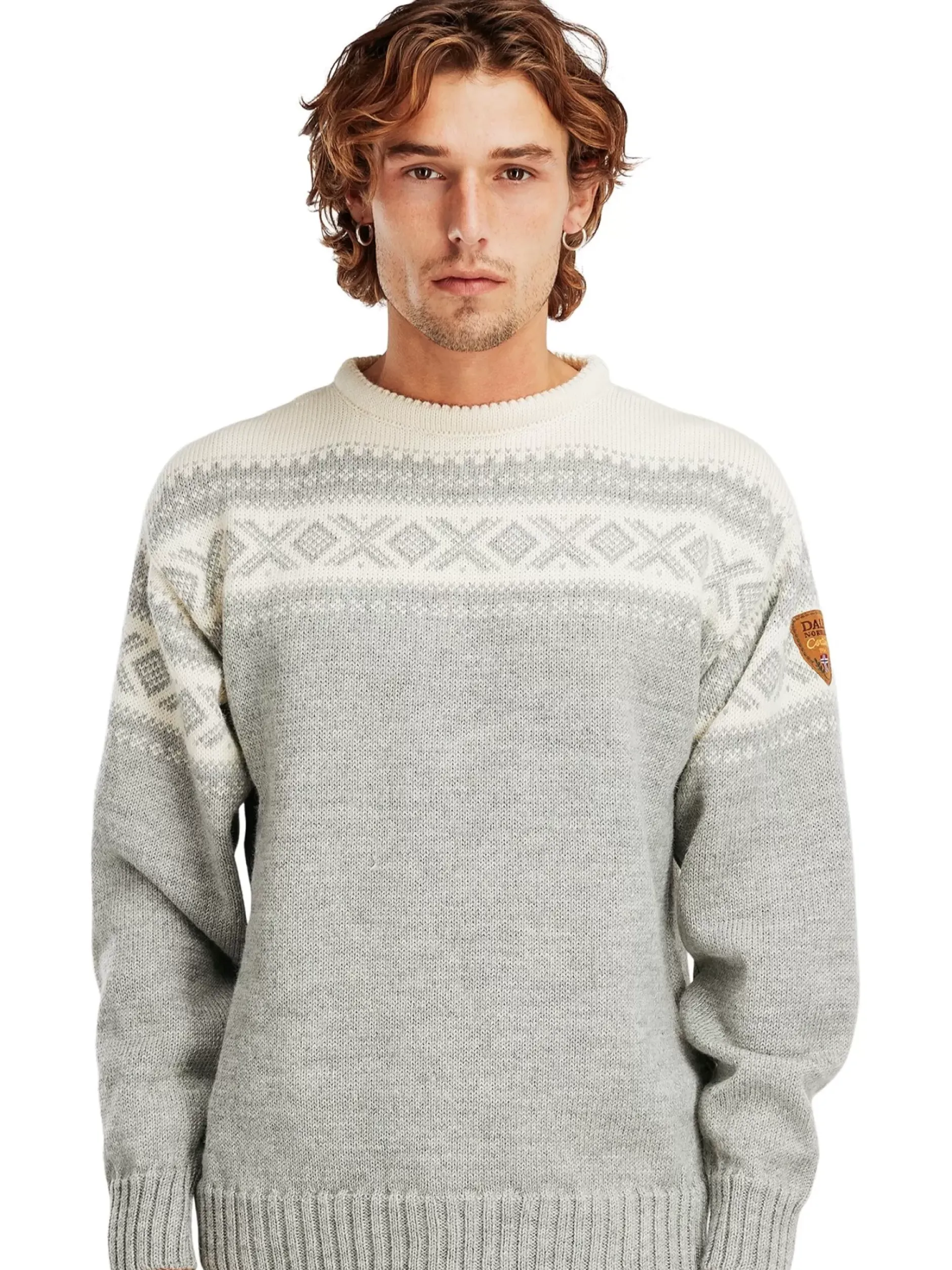 Cheap Dale of Norway Cortina 1956 Unisex Genser - Norsk Ull Gra