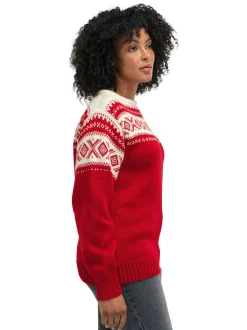 Hot Dale of Norway Cortina 1956 Unisex Genser - Norsk Ull Rod