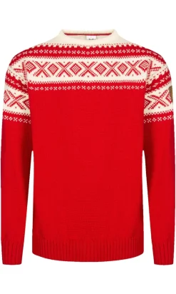 Hot Dale of Norway Cortina 1956 Unisex Genser - Norsk Ull Rod