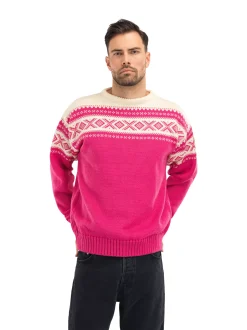 Hot Dale of Norway Cortina 1956 Unisex Genser - Norsk Ull Rosa