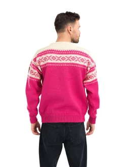 Hot Dale of Norway Cortina 1956 Unisex Genser - Norsk Ull Rosa