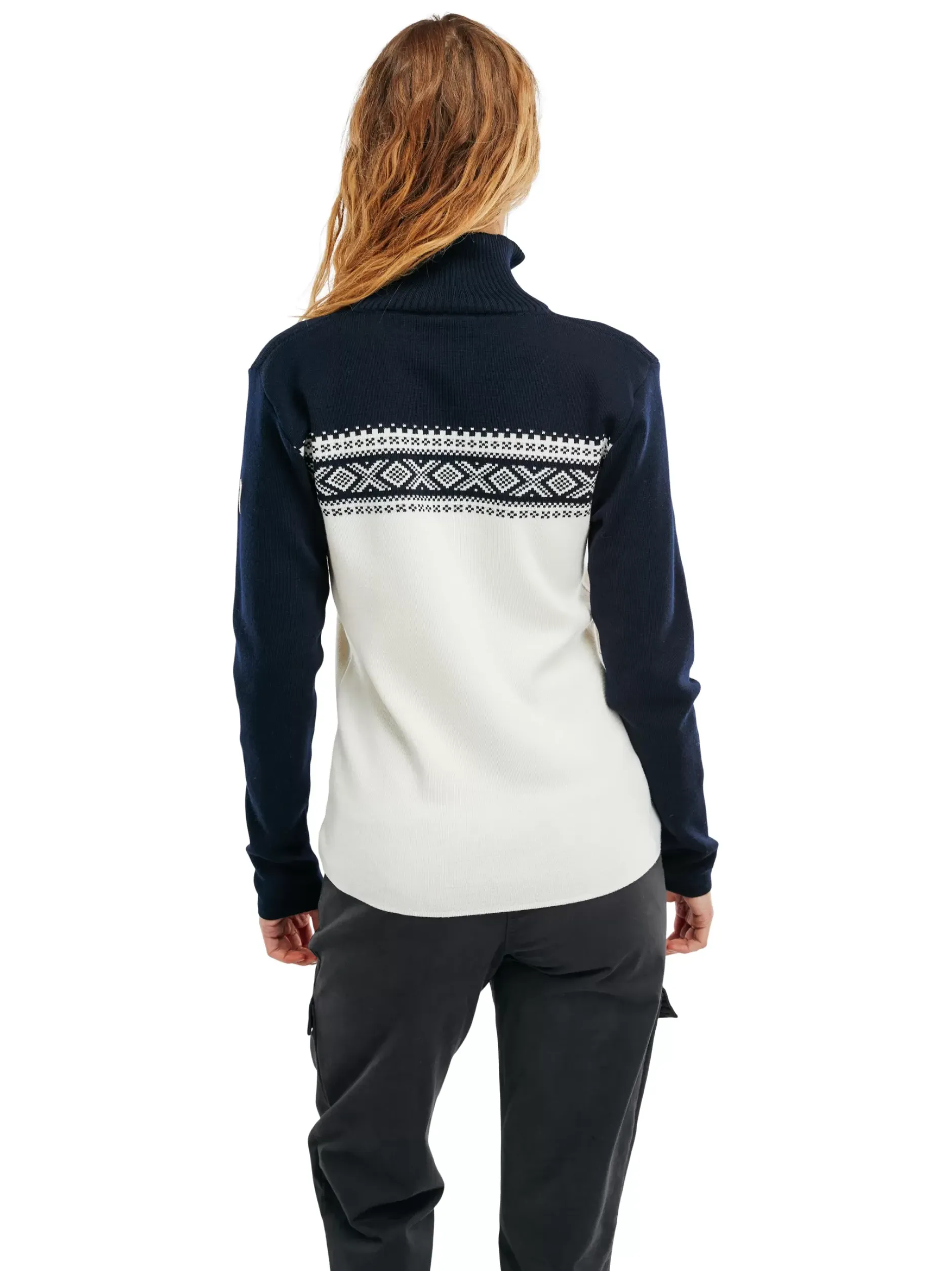 New Dale of Norway Dalestolen Merino Ullgenser Dame Offwhite/Navy