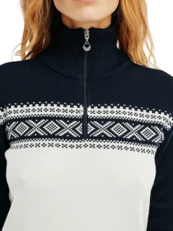 New Dale of Norway Dalestolen Merino Ullgenser Dame Offwhite/Navy