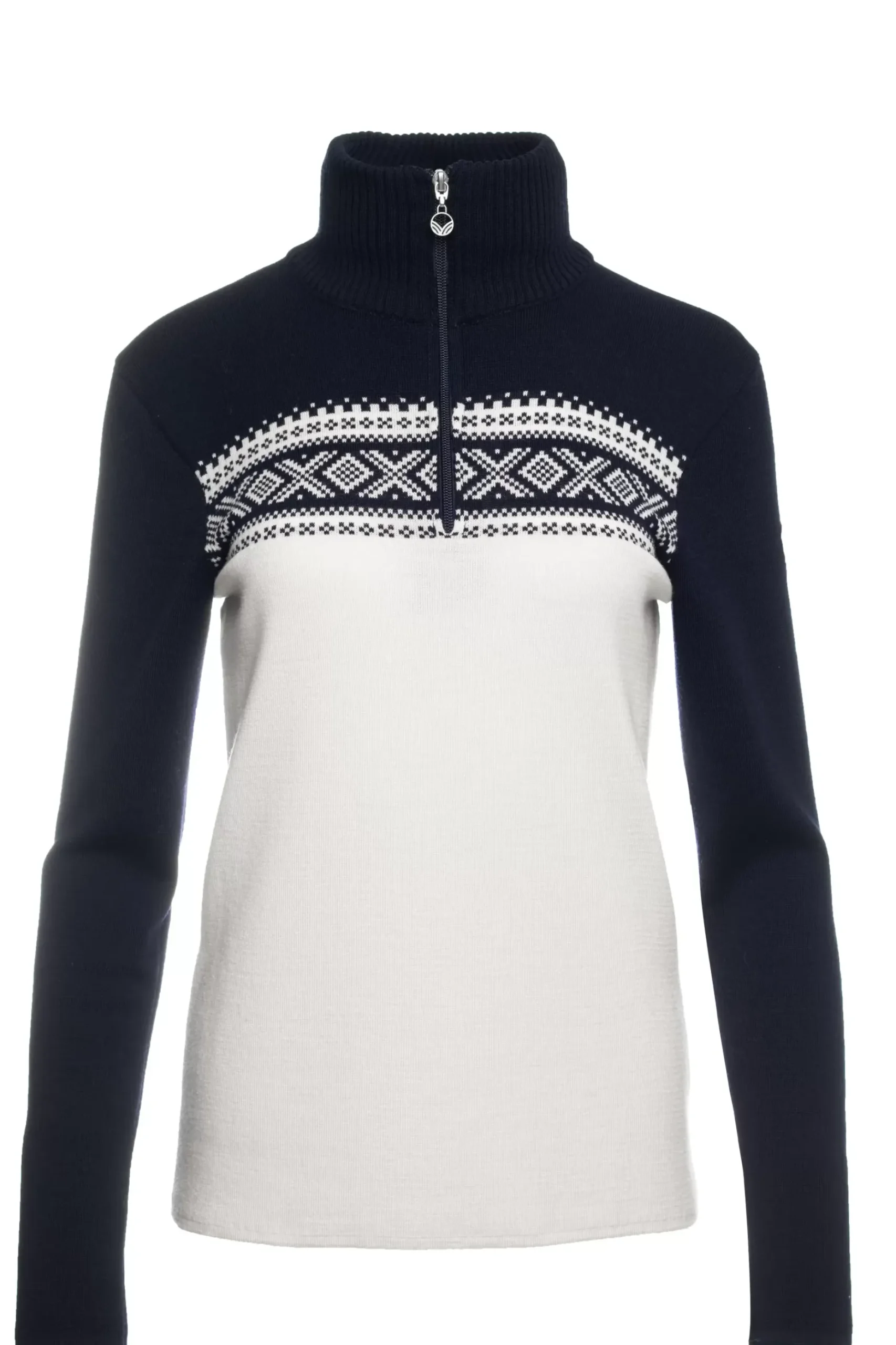 New Dale of Norway Dalestolen Merino Ullgenser Dame Offwhite/Navy