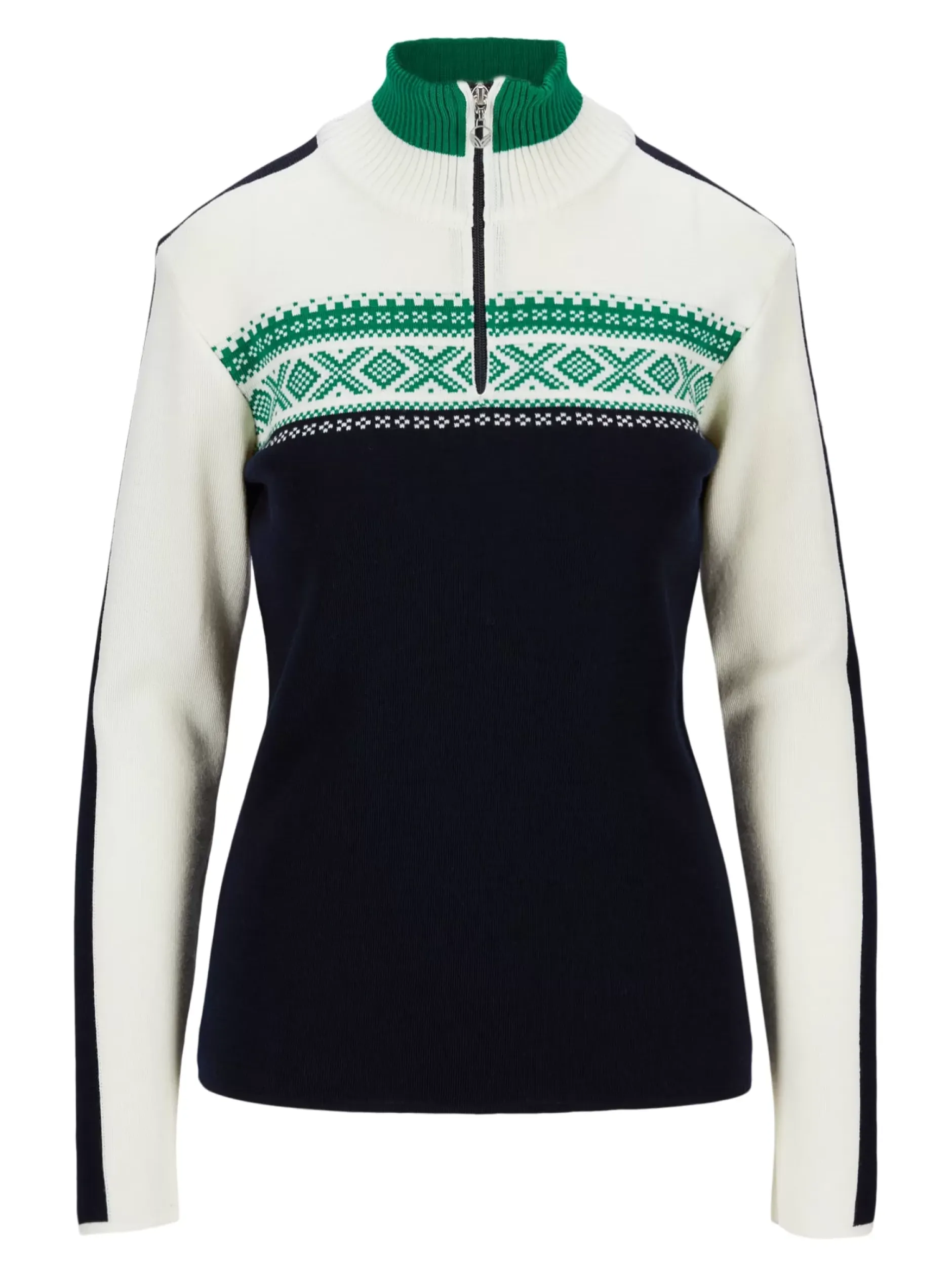 Fashion Dale of Norway Dystingen Merino Ullgenser Dame Mork Bla / Lys Gronn