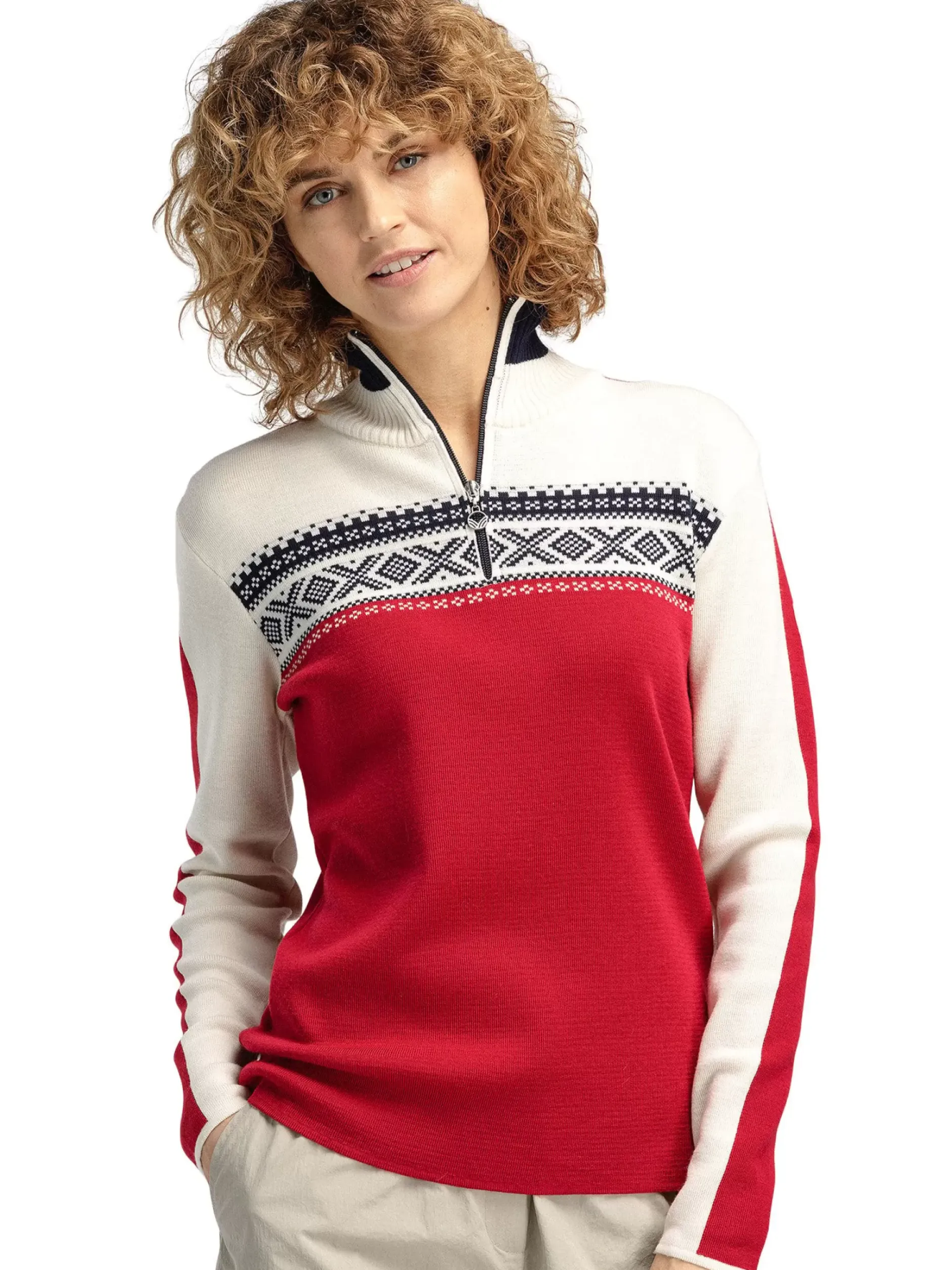 Clearance Dale of Norway Dystingen Merino Ullgenser Dame Rod