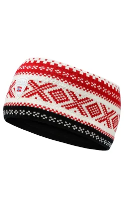 New Dale of Norway Dystingen Unisex Merino UllPannebÄnd Rod