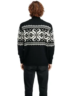 Best Dale of Norway Falkeberg Herregenser Sort Offwhite