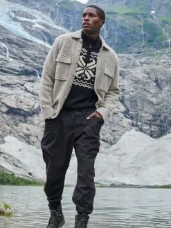 Best Dale of Norway Falkeberg Herregenser Sort Offwhite