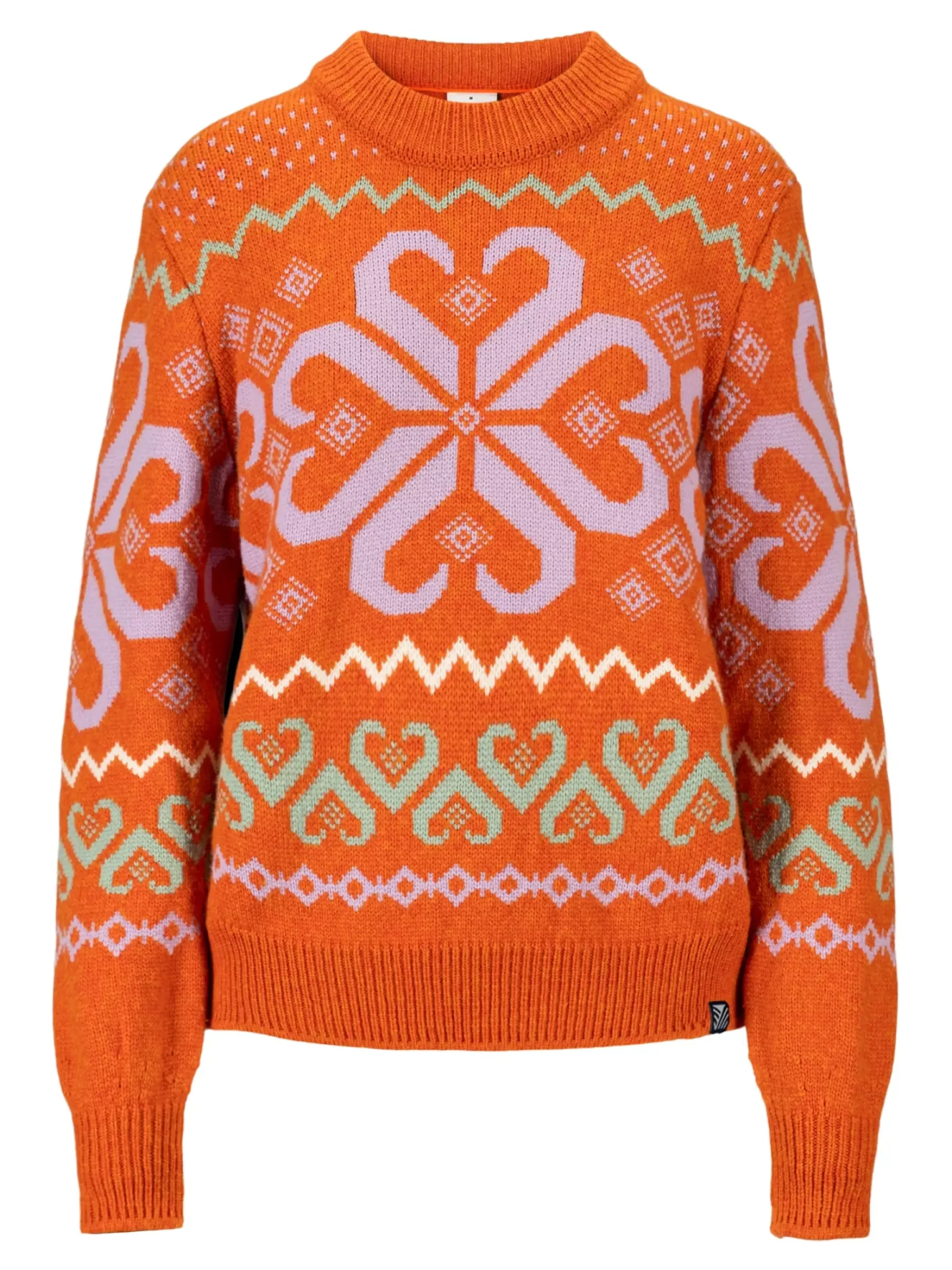 Flash Sale Dale of Norway Falkeberg Ullgenser Dame Orange Lavender