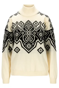 Store Dale of Norway Falun Genser - Tynn Norsk Ull Hvit