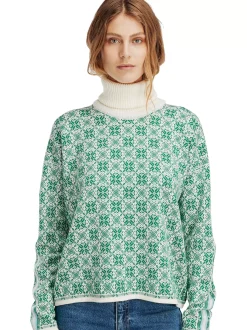 Cheap Dale of Norway Firda Ullgenser - Merino Lys Gronn / Offwhite