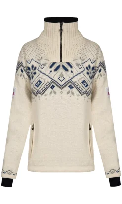 Store Dale of Norway Fongen Ullgenser - Vindstopper Hvit