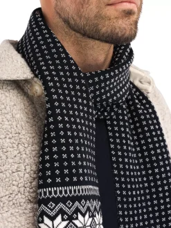 Best Sale Dale of Norway Garmisch Ullskjerf Merino Unisex Sort