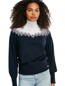 Flash Sale Dale of Norway Isfrid Merino Ullgenser Dame Mork Bla