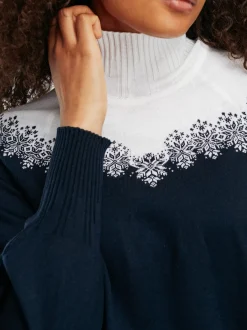 Flash Sale Dale of Norway Isfrid Merino Ullgenser Dame Mork Bla