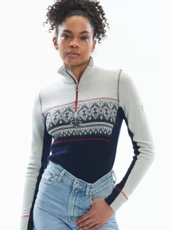 Hot Dale of Norway Moritz Basic Ullgenser Merino Gra/ Mork Bla