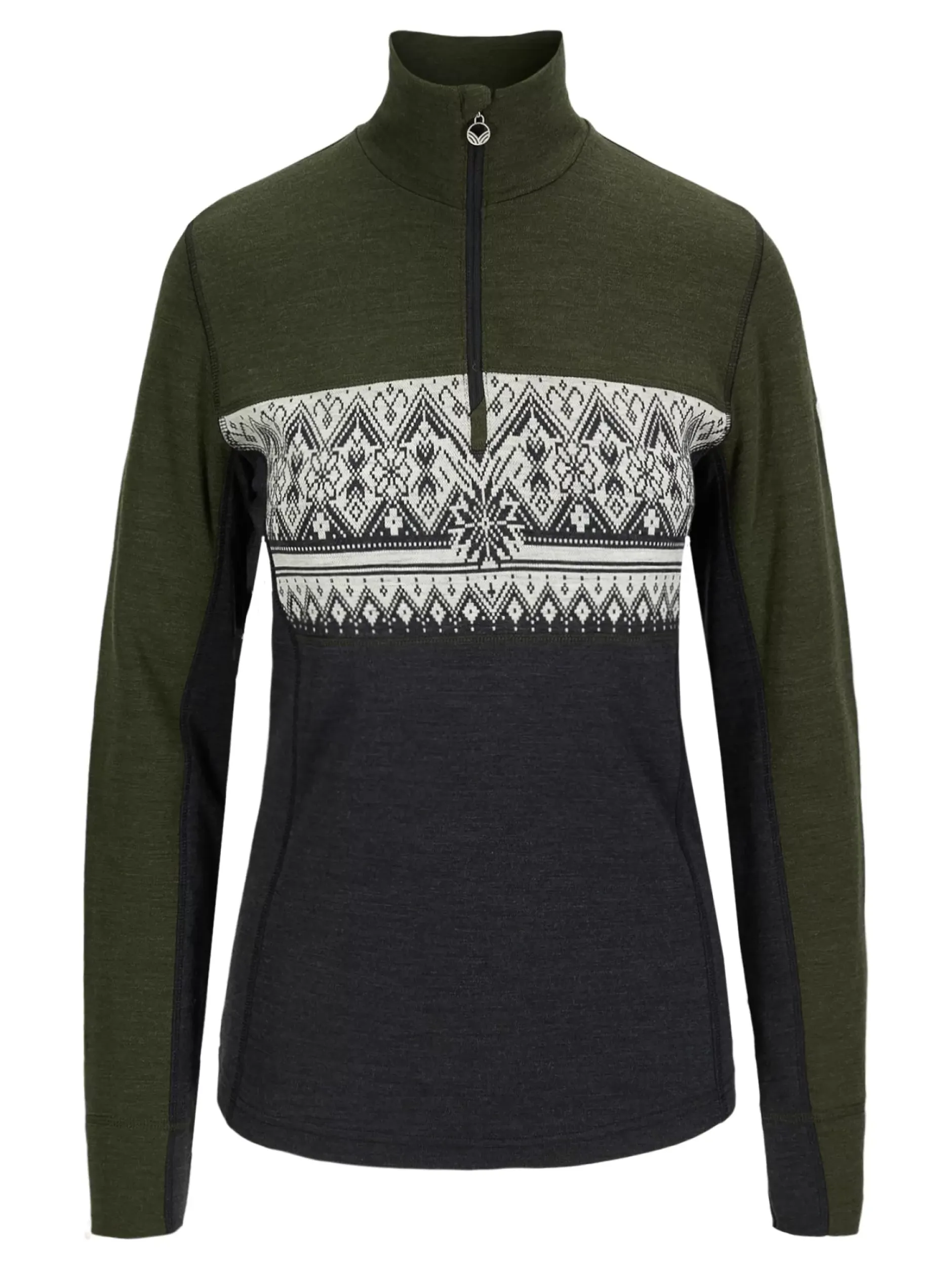 Discount Dale of Norway Moritz Basic Ullgenser Merino Mork Gronn/ Offwhite