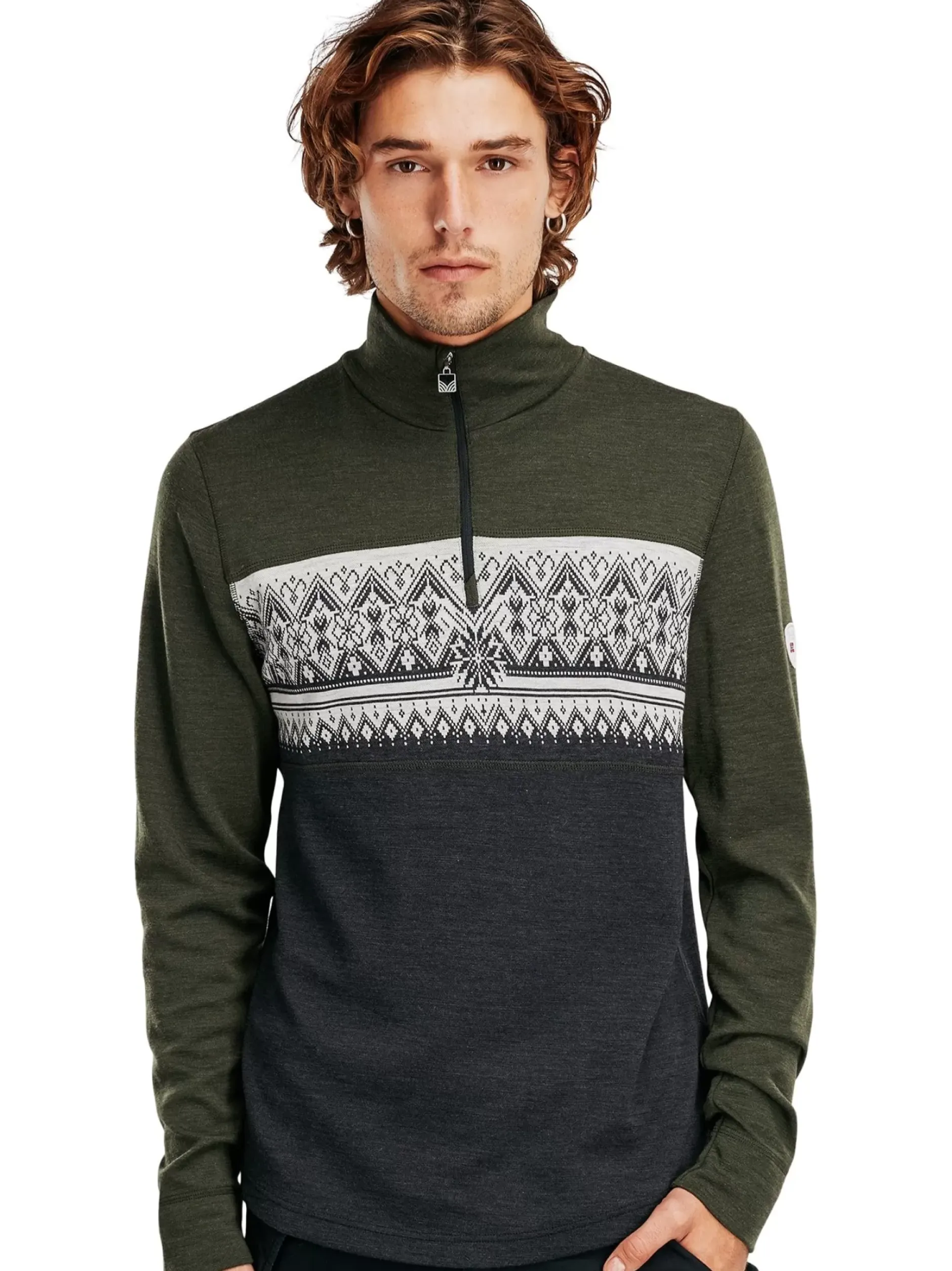 Best Dale of Norway Moritz Basic Ullgenser Merino Mork Gronn