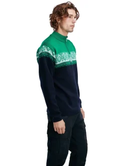 New Dale of Norway Moritz Ullgenser Mork Bla / Lys Gronn