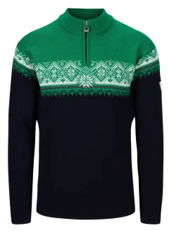 New Dale of Norway Moritz Ullgenser Mork Bla / Lys Gronn