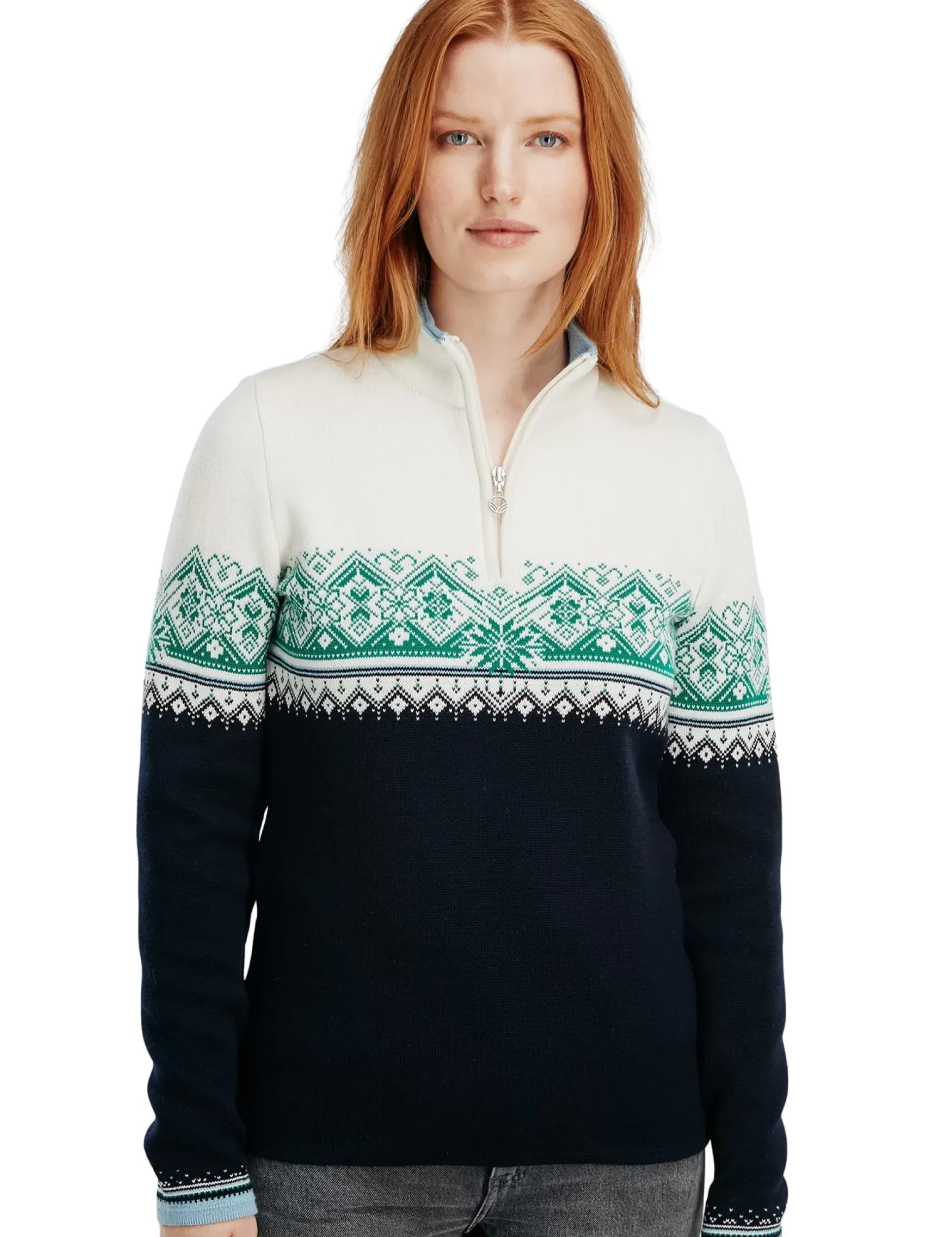 Cheap Dale of Norway Moritz Ullgenser - Merino Mork Bla - Lys Gronn