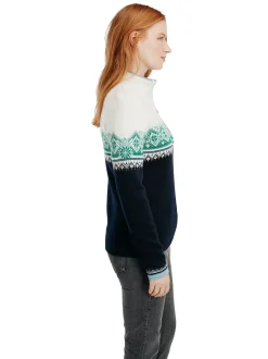Cheap Dale of Norway Moritz Ullgenser - Merino Mork Bla - Lys Gronn