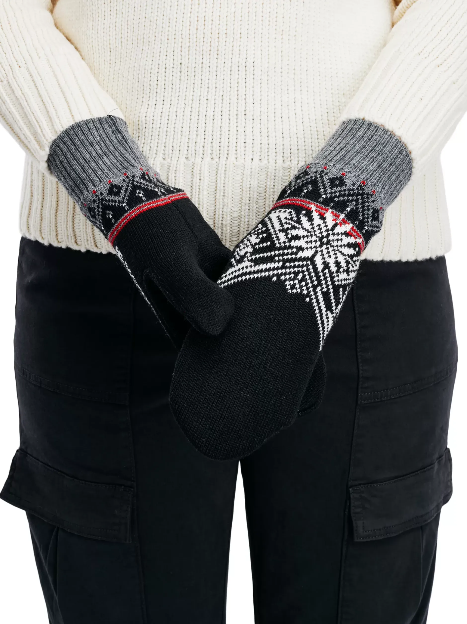 Outlet Dale of Norway Moritz Unisex Merino Ullvotter Sort
