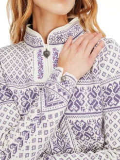 Online Dale of Norway Peace Ullgenser Offwhite Mork Lilla