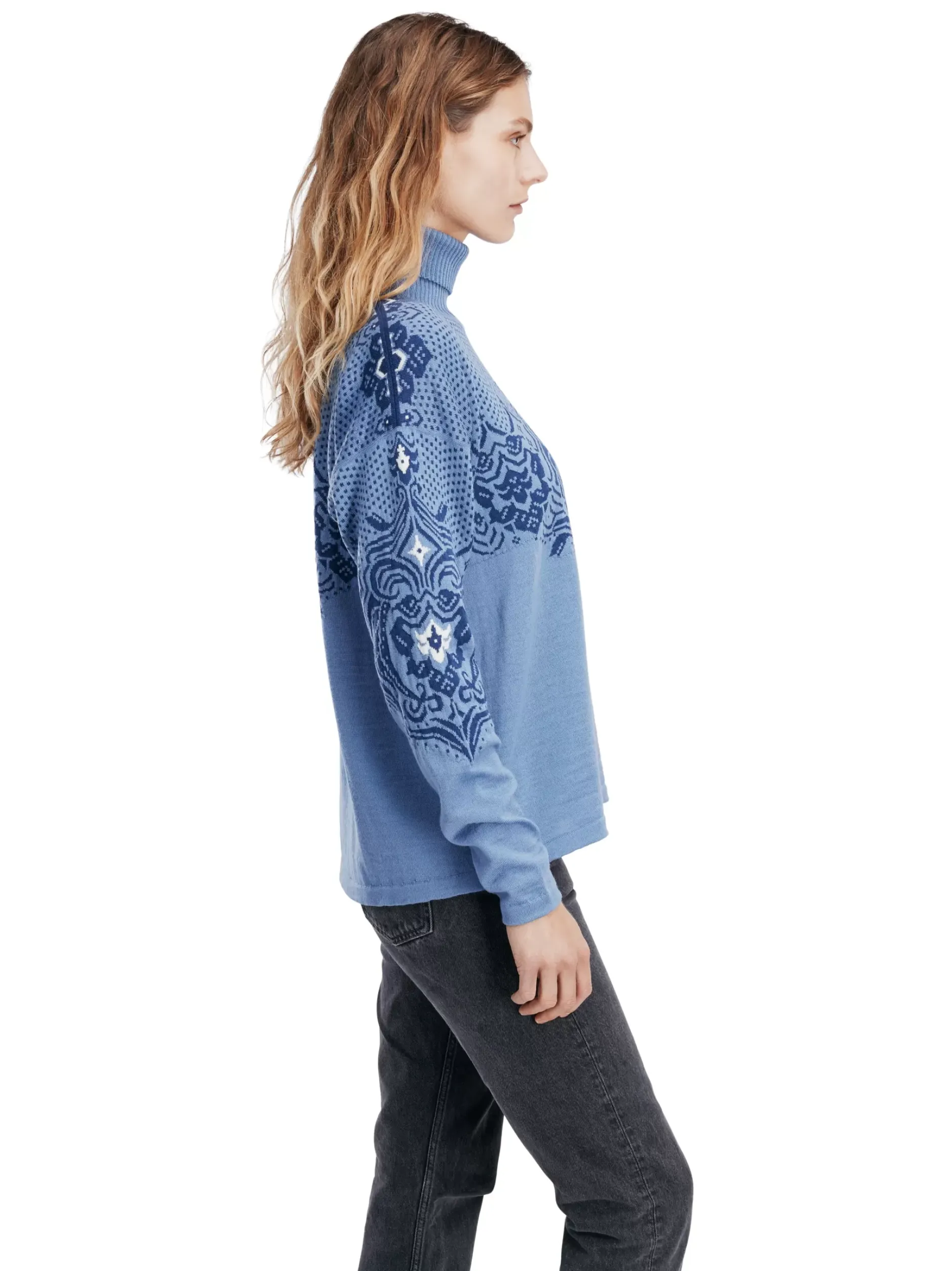 Cheap Dale of Norway Rosendal Ullgenser Dame Bla/Navy