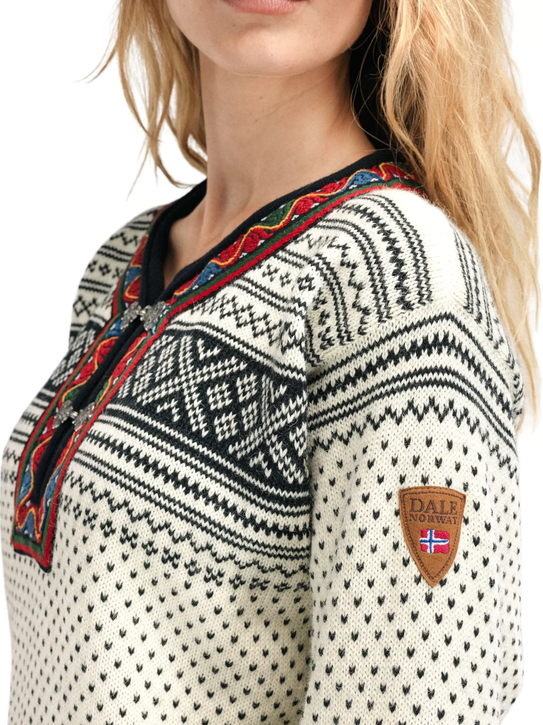 Best Dale of Norway Setesdal Genser Unisex - Norsk Ull Offwhite