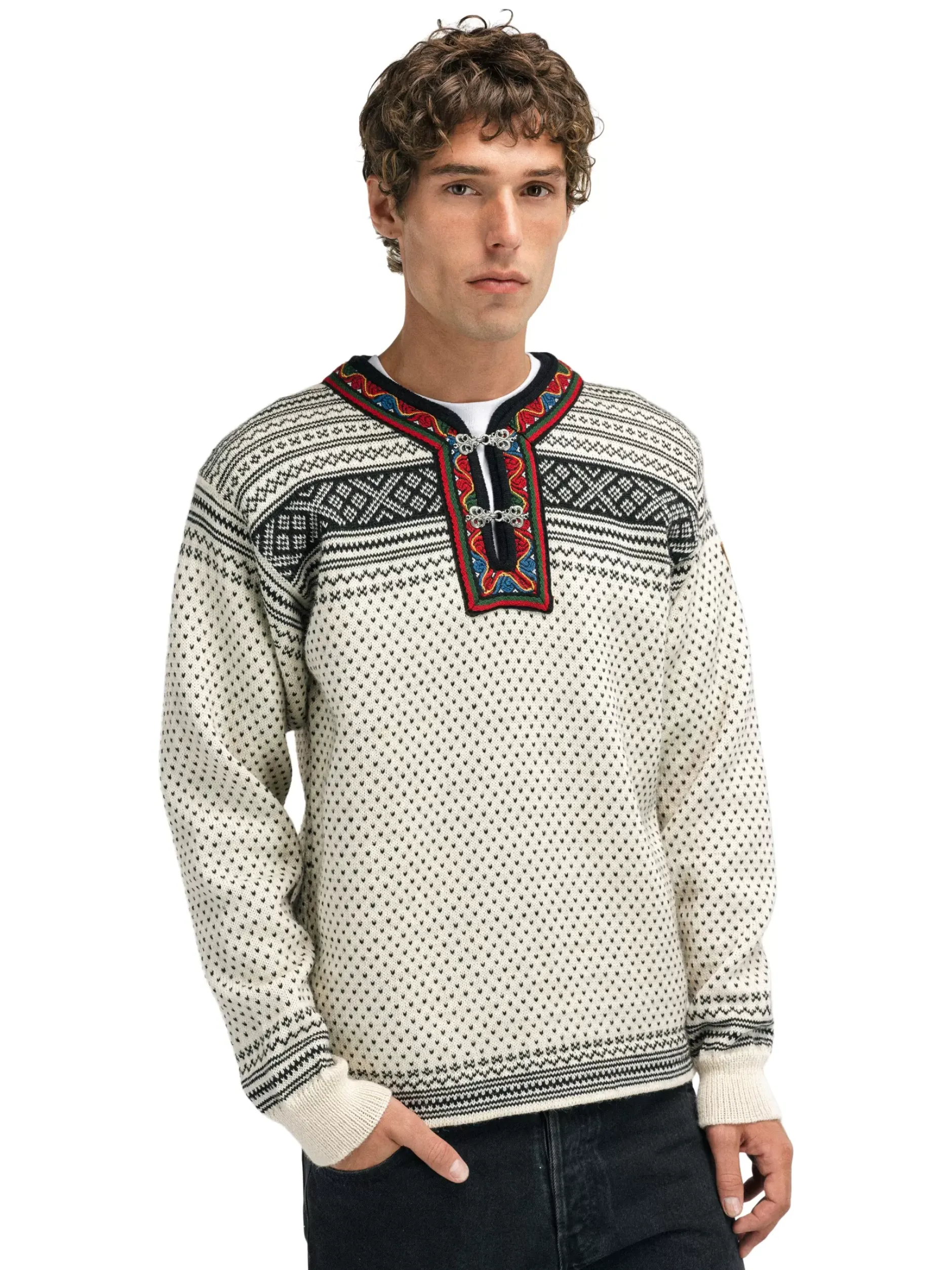 Best Dale of Norway Setesdal Genser Unisex - Norsk Ull Offwhite