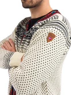 Cheap Dale of Norway Setesdal Lusekofte - Norsk Ull Offwhite/ Sort