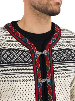 Cheap Dale of Norway Setesdal Lusekofte - Norsk Ull Offwhite/ Sort